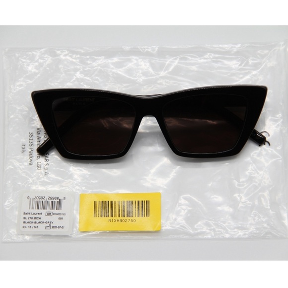 NEW SAINT LAURENT SL276 MICA 001 CAT EYE SUNGLASSES SAINT LAURENT MICA SL 276 - Picture 10 of 10